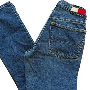 Tommy Hilfiger vintage jeans, straight leg jeans, 3/32 size, mid rise jeans
